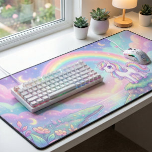 Mignon Licorne Kawaii Arc-en-Ciel Pastel Magique