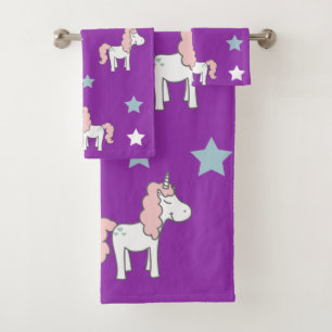 Mignon Licorne Magique Rose Fille Violet