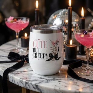 Mignon mais effrayant Halloween Coquette Rose