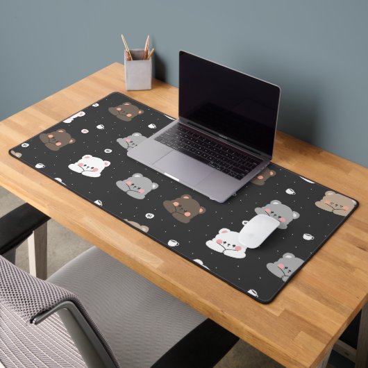 Mignon motif sans couture d'ours endormis dans des (Bureau 2)