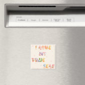 Mignon Motivation Positive | Aimant Carré (In Situ (Lave-vaisselle))