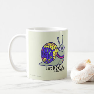 Mignon Mug à Café Escargot « Laissez Glisser » – P