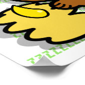 mignon ours au miel avec affiche d'abeilles - 2 (Coin)