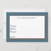 mignon ours pique-nique ajouter une invitation tex (Dos)