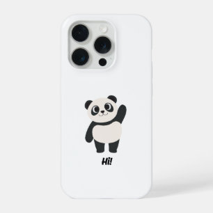 Mignon panda agitant "Salut" Étui de téléphone de
