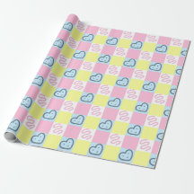 Mignon papier cadeau à motif sans couture Doodle