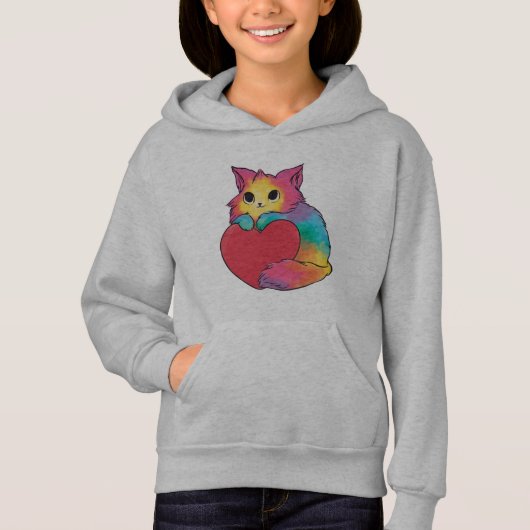 Mignon Petit Cœur de Chat (Devant)