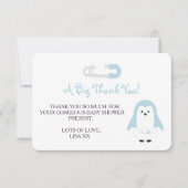 Mignon Petit Manchot Merci (Devant)