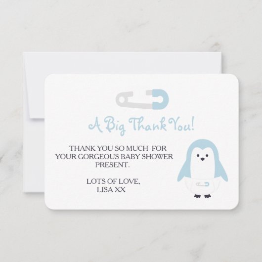 Mignon Petit Manchot Merci (Devant)