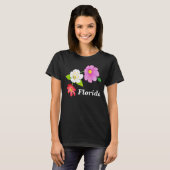 Mignon plus les fleurs assez exotiques de T-shirts (Devant entier)