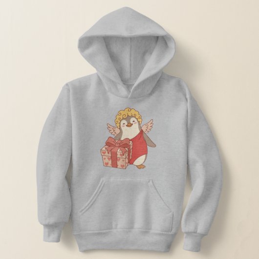 Mignon pullover à capuche Galentine Cupidon mancho (Poser)