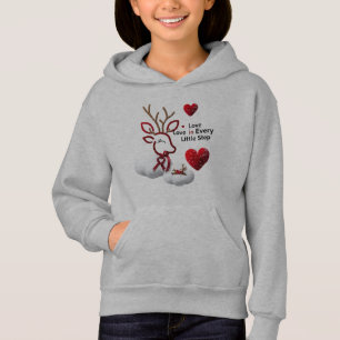 Mignon pullover à motif de renne pour filles