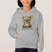 Mignon pullover pour enfants avec koala bébé Hodie (Devant)