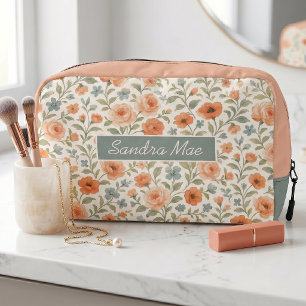 Mignon Sac à Maquillage Floral Chic Décontracté à