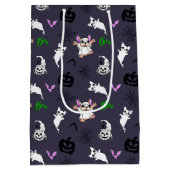 mignon Sac cadeau de Bulldog Halloween pour le fan (Dos)
