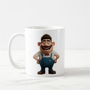 mignon silhouette figure mug
