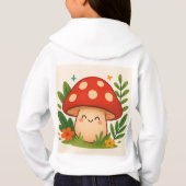 Mignon sweat à capuche champignon pour enfants (Dos)