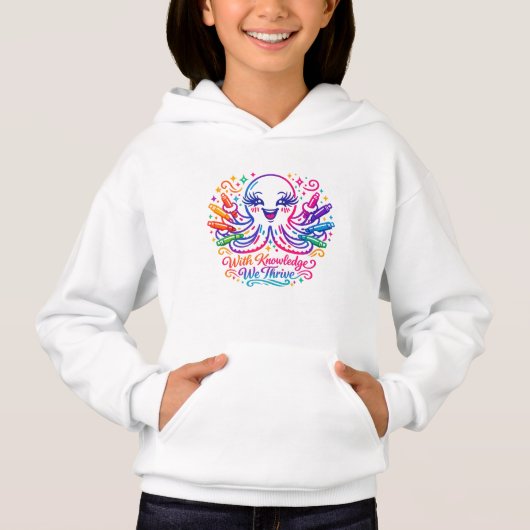 Mignon Sweat à Capuche Octopus pour Enfants de Ren (Devant)