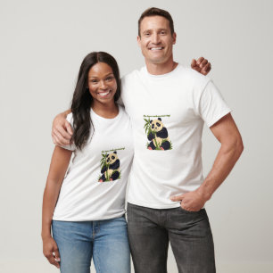 Mignon T-Shirt Graphique Panda Drôle – Panda Adora