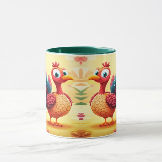 Mignon Thanksgiving Turkey Mug (Centre)