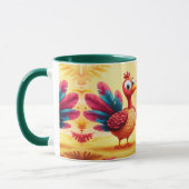 Mignon Thanksgiving Turkey Mug (Gauche)