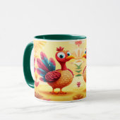Mignon Thanksgiving Turkey Mug (Devant gauche)
