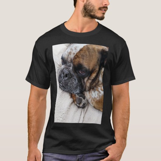 Mignon Victorian Bulldog Photo T-shirt (Devant)