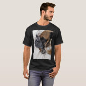 Mignon Victorian Bulldog Photo T-shirt (Devant entier)
