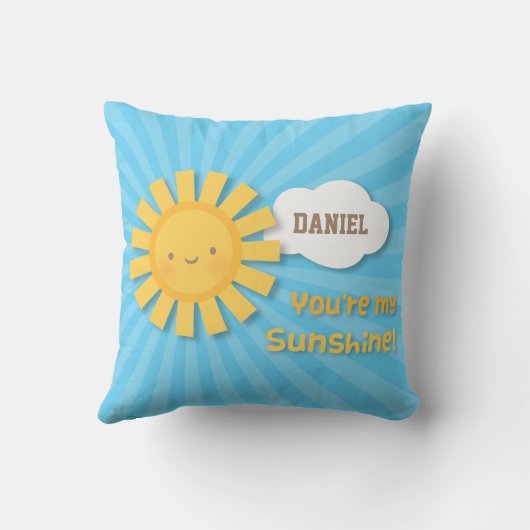 Mignon vous êtes mon coussin de décor de pièce (Verso)