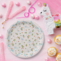 Mignonette Aardbeien Frans Blauw Groot Bord