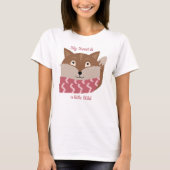 Mignonette Animal Sly, Sweet, Wild Fox T-shirt (Devant)