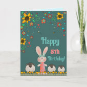 Mignonette Mignonne Marguerite Adaptable Age Carte (Devant)