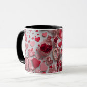 mignonette valentines jour café tasse (Devant gauche)