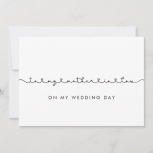 Mignonne à ma belle-mère sur ma carte de jour de m