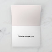 Mignonne à ma soeur sur ma carte de voeux du jour  (Intérieur)