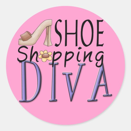 Mignonne...achat de chaussures autocollants DIVA (Devant)