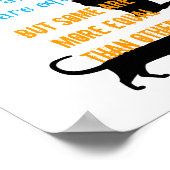 mignonne affiche murale pour amoureux de les chats (Coin)