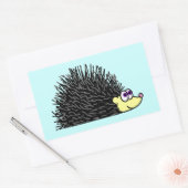 Mignonne Aimer Mes Stickers Hérisson - Bleu (Enveloppe)