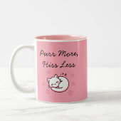 Mignonne Amoureux des chats Mug (Gauche)