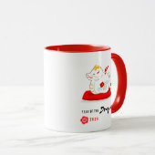 Mignonne année de la Mug Dragon (Devant droit)