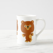 Mignonne Assertive Cartographie Ours Chine Mug (Droite)