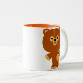 Mignonne Assertive Cartographie Ours Mug (Devant droit)