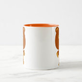 Mignonne Assertive Cartographie Ours Mug (Centre)