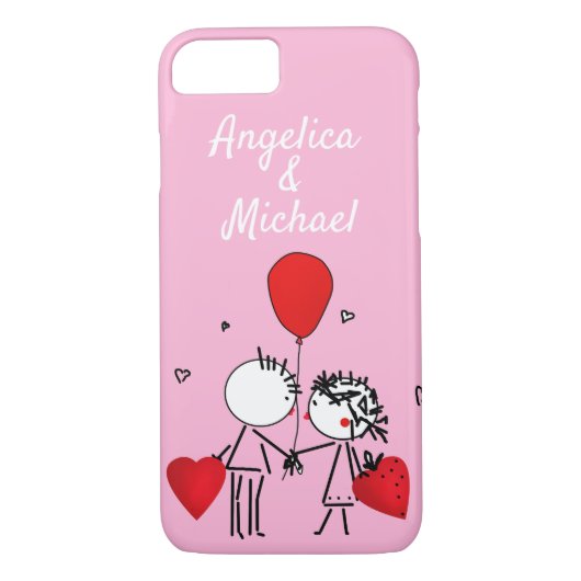 Mignonne, Baiser, Coque mariage coque iphone (Dos)