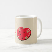 mignonne bande dessinée mug t'aime (Devant droit)