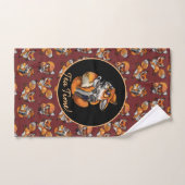 Mignonne Bébé Fox Tea Time! (Serviette à main)