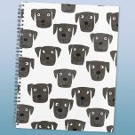 Mignonne Black Labrador Retriever Chien<br><div class="desc">Whimsical et amusant noir labrador récupération motif chien. Parfait pour les amoureux des animaux et les chiens. Art original de Nic Squirrell.</div>