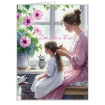 Mignonne Braiding Love with Mom Happy Mother's Day