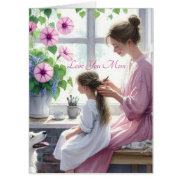 Mignonne Braiding Love with Mom Happy Mother's Day