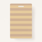 Mignonne Brown Owl Étudiant Hall Badge avec nom (Dos)